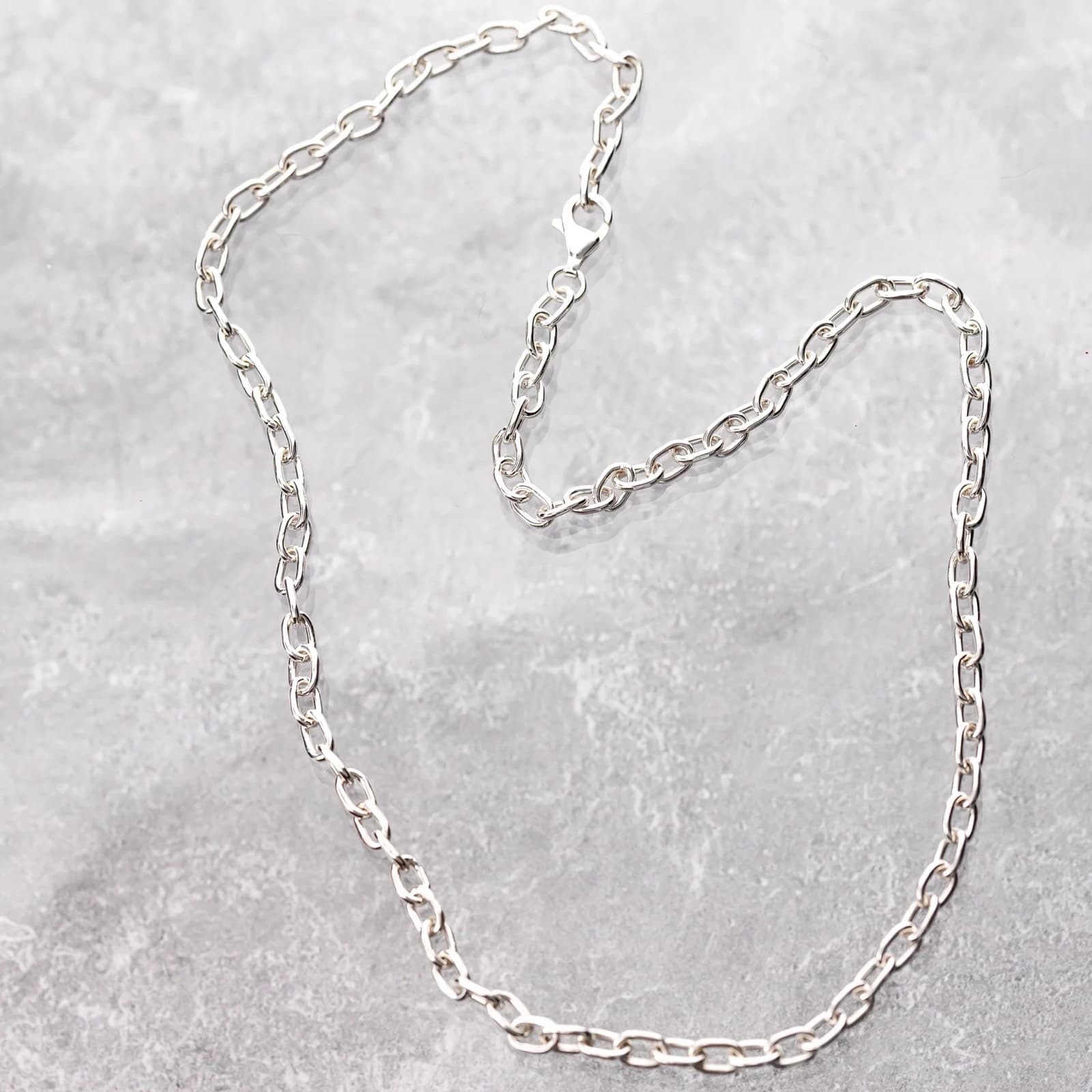 Sterling silver chain detail